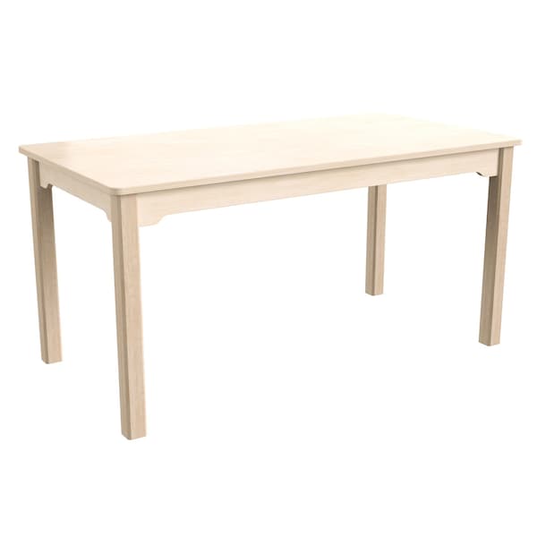 Flash Furniture 23.5 in W, 47.25 in L, 21.25 in H, Beechwood, Birch Plywood, Beech MK-ME088012-GG - main